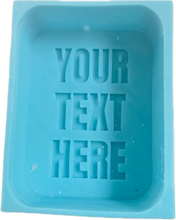 Load image into Gallery viewer, Soap Mold Custom Soap Bar Mold Logo Mold Custom Soap Mold- Soap Gift - Silicone Mold- Soap Embossed Handmade