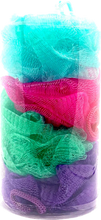 Load image into Gallery viewer, Bath & Shower Mini Mesh Bath Sponges/ Loofah, 4-ct/ 4 month supply