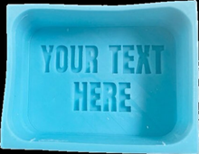 Load image into Gallery viewer, Soap Mold Custom Soap Bar Mold Logo Mold Custom Soap Mold- Soap Gift - Silicone Mold- Soap Embossed Handmade